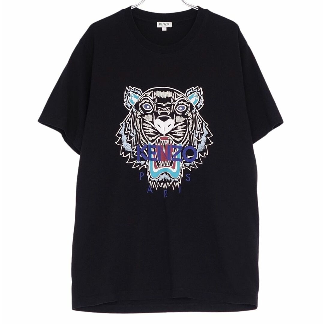 美品 ケンゾー KENZO Tシャツ カットソー タイガー プリント コットン トップス メンズ L ブラック | フリマアプリ ラクマ