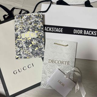ショップバッグ Dior袋 GUCCI袋 DECORTE袋(ショップ袋)