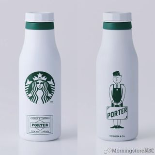 スターバックス(Starbucks)のSTARBUCKS® x PORTER 限定のステンレスボトル(ホワイト(タンブラー)