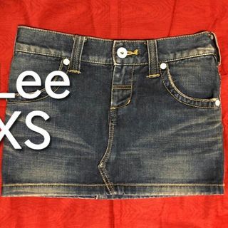 リー(Lee)の古着　Lee　デニム　ミニスカート　XS(ミニスカート)