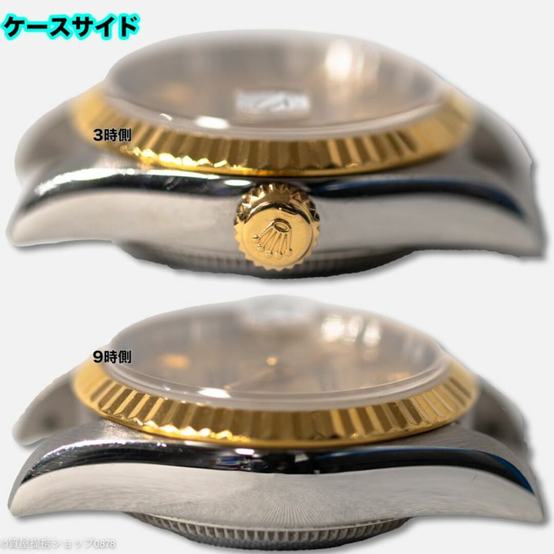 ROLEX(ロレックス)の【保証書有&腕周長】ロレックス:レディデイトジャスト69173SS×K18コンビ レディースのファッション小物(腕時計)の商品写真