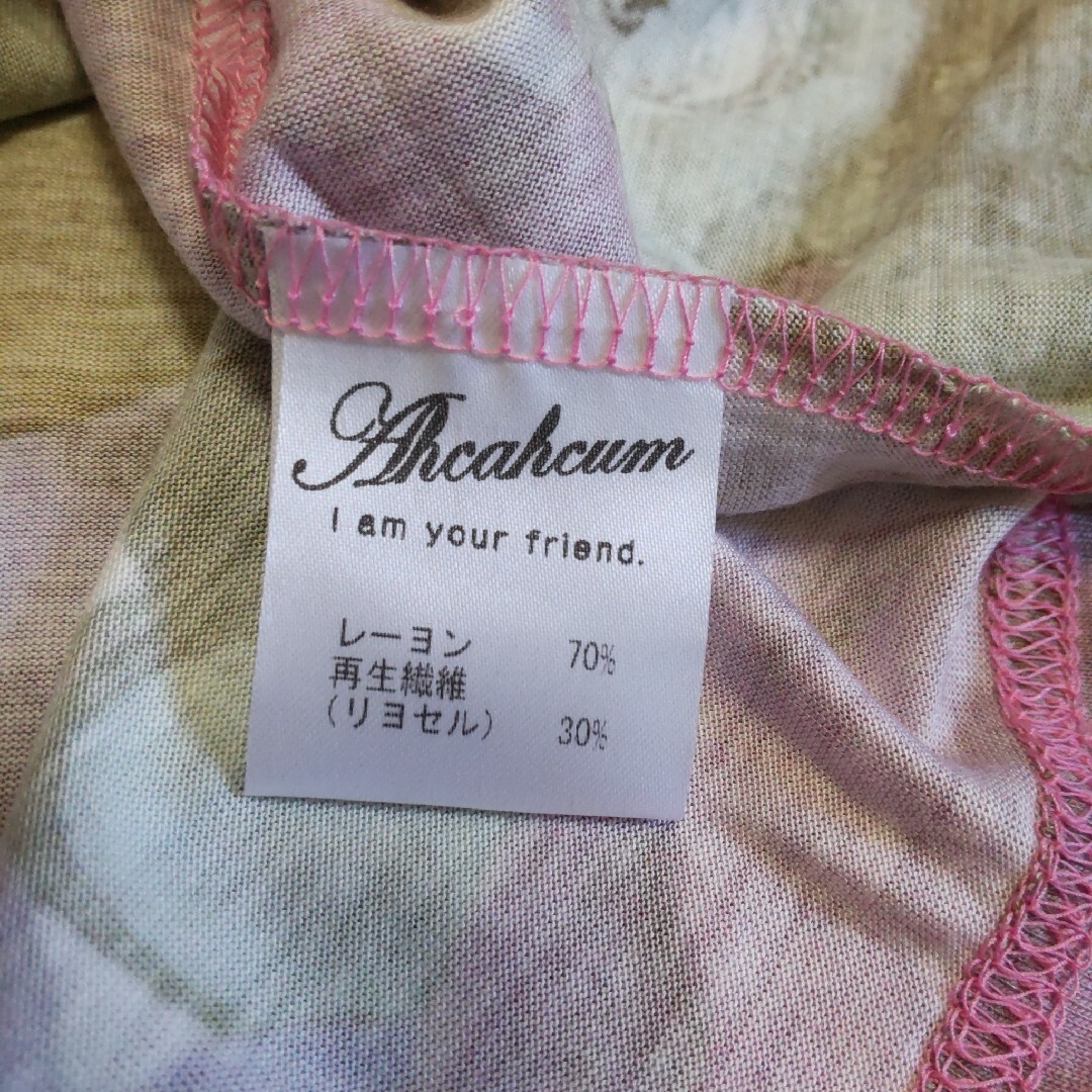 AHCAHCUM.muchacha(アチャチュムムチャチャ)の『新品・未使用』  あちゃちゅむ  Tシャツ レディースのトップス(Tシャツ(半袖/袖なし))の商品写真