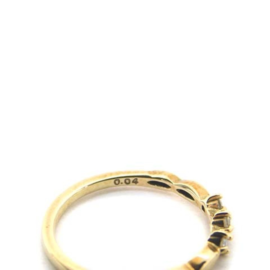 ete(エテ)のエテ ピンキーリング K10 ダイヤモンド 0.04ct 1号 イエローゴールド レディースのアクセサリー(リング(指輪))の商品写真