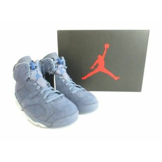  未使用 ナイキ NIKE スニーカー AIR JORDAN 6 RETRO 384664-400 27.5cm 青 ブルー メンズ(スニーカー)