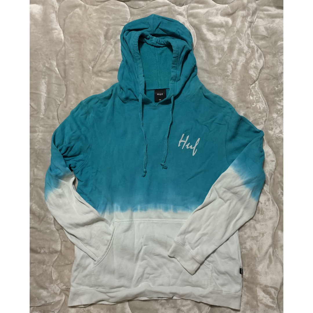 HUF blue gradation hoodies