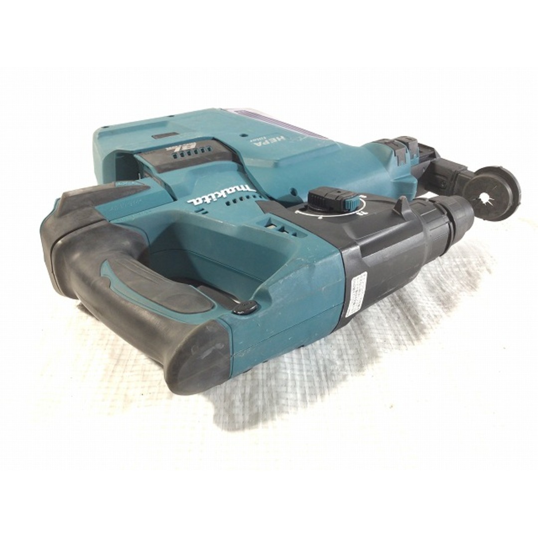 ☆中古品☆makita マキタ 18V 24mm充電式ハンマドリル HR244DZKV 青 本体+集じんシステムDX01 ケース付き  SDSプラスシャンク 集塵 73432