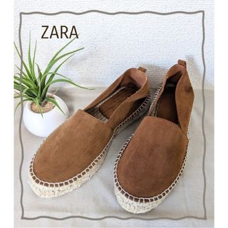 ザラ(ZARA)の【未使用】ZARA エスパドリーユ フラットシューズ バブーシュ 38(スリッポン/モカシン)