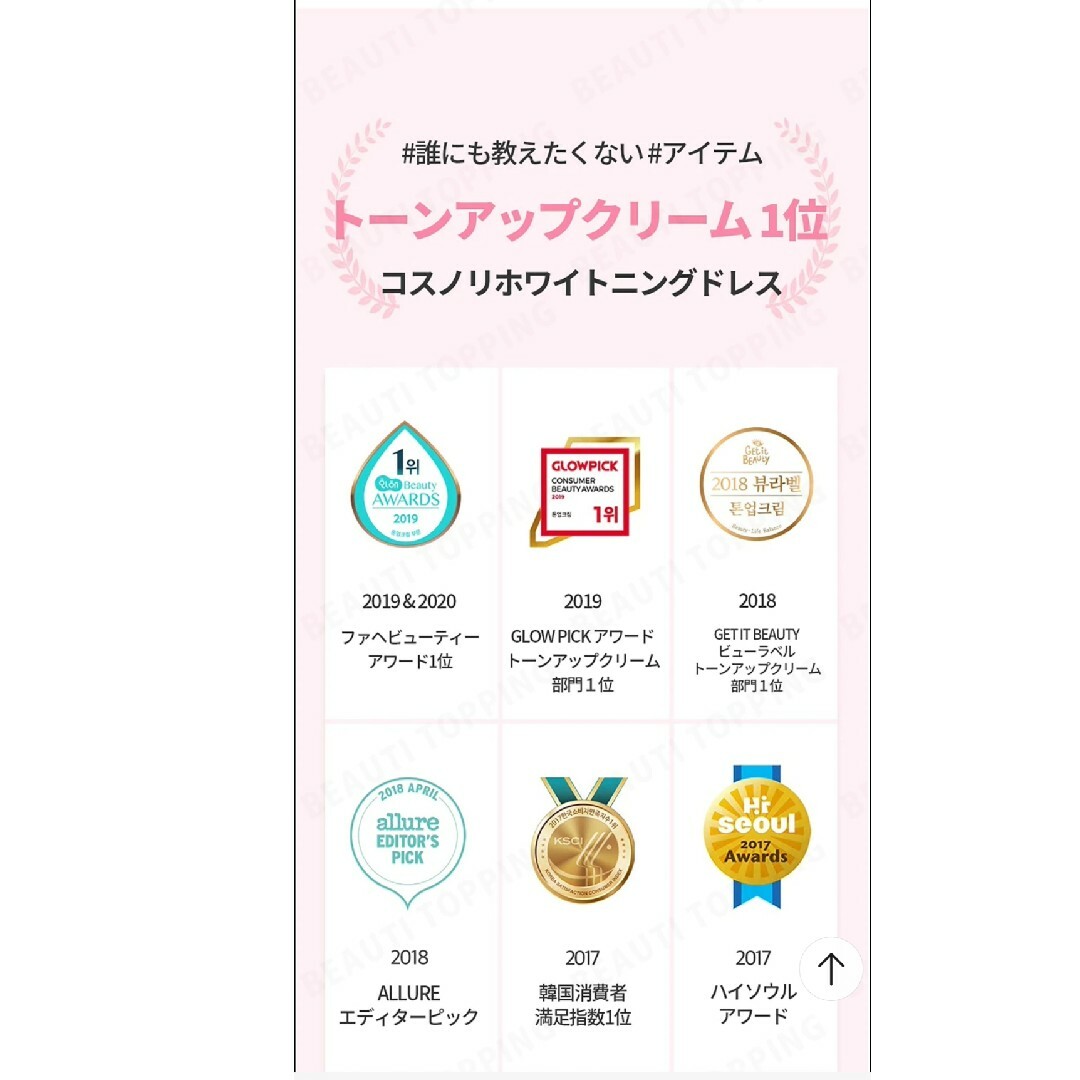 コスノリ トーンアップクリームセット50ml+25ml+4.5ml コスメ/美容のベースメイク/化粧品(化粧下地)の商品写真