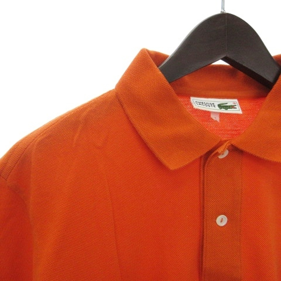 ラコステ 80’S ポロシャツ カットソー 半袖 L1212 オレンジ 4 2