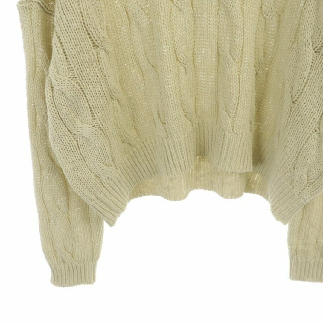 サクラ 23SS CO/LI LILY CABLE TOP ニット セーター 4