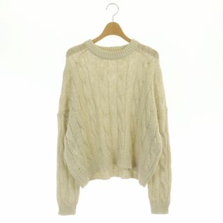 サクラ 23SS CO/LI LILY CABLE TOP ニット セーター