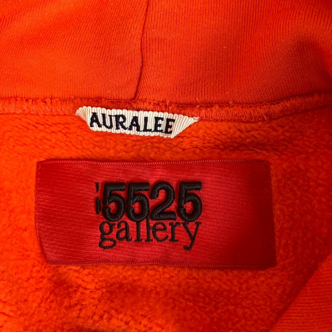 AURALEE×5525 gallery別注スウェットパーカーオレンジ 3 www