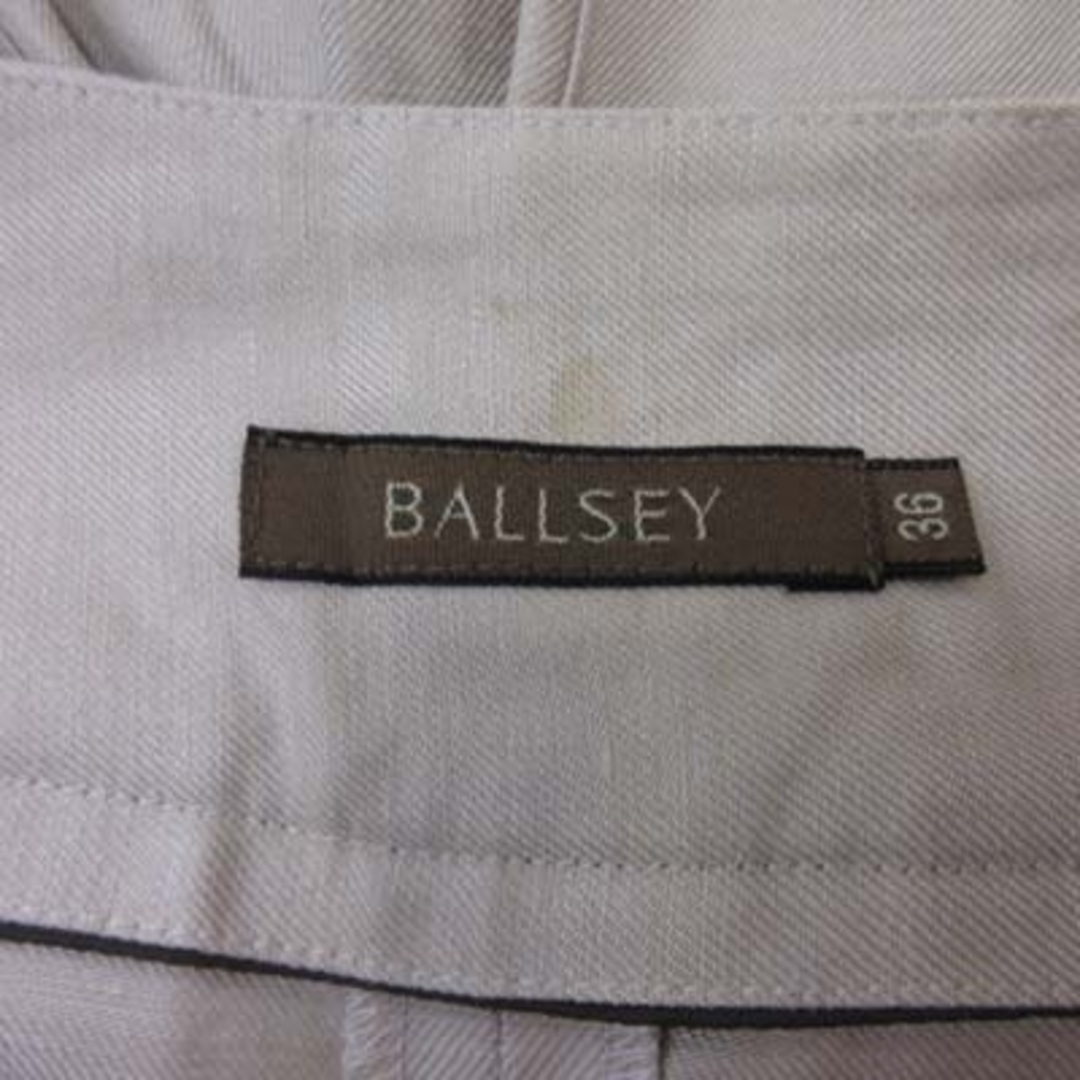 Ballsey(ボールジィ)のボールジー パンツ ハーフキュロット 麻 リネン 36 ベージュ /YI レディースのパンツ(キュロット)の商品写真