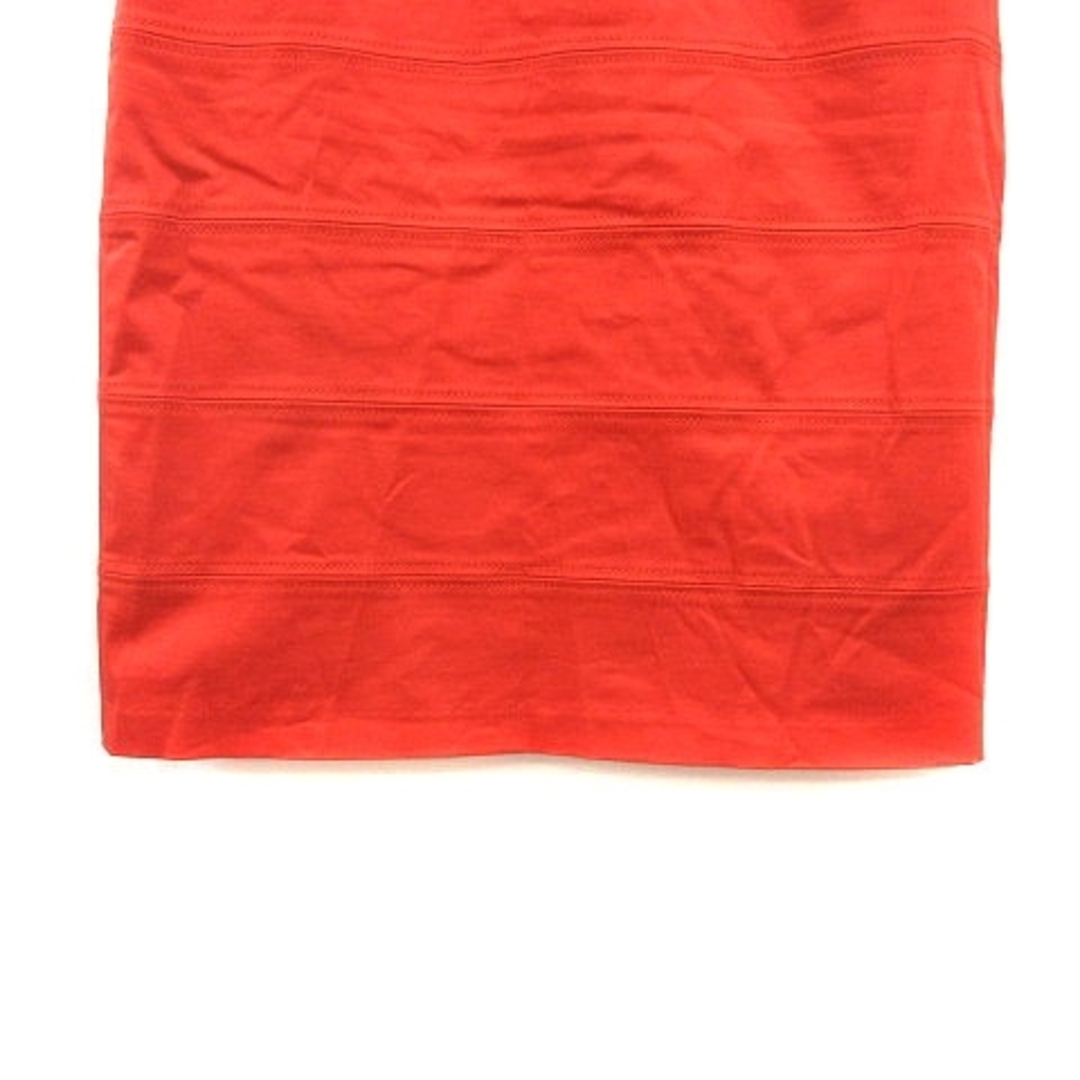 UNTITLED(アンタイトル)のアンタイトル タイトスカート ひざ丈 4 赤 レッド 黒 ブラック レディースのスカート(ひざ丈スカート)の商品写真