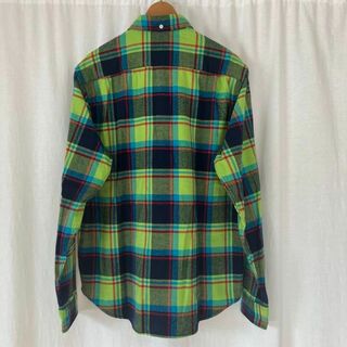 Supreme - Supreme 19ss Plaid Flannel Shirt ライム Sの通販 by