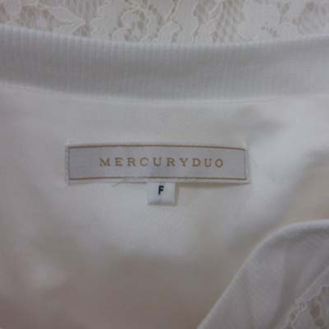 MERCURYDUO(マーキュリーデュオ)のマーキュリーデュオ ジャケット ブルゾン 総裏地 総レース F 白 ホワイト レディースのジャケット/アウター(ブルゾン)の商品写真