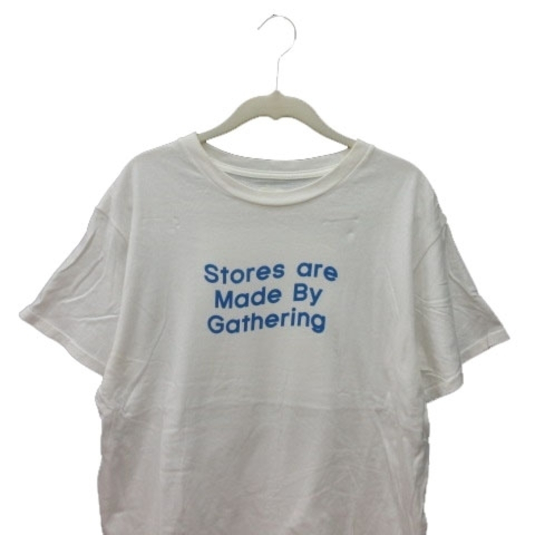 正規取扱店 Ungrid アングリッド 白Tシャツ 白カットソー ホワイト Uネック