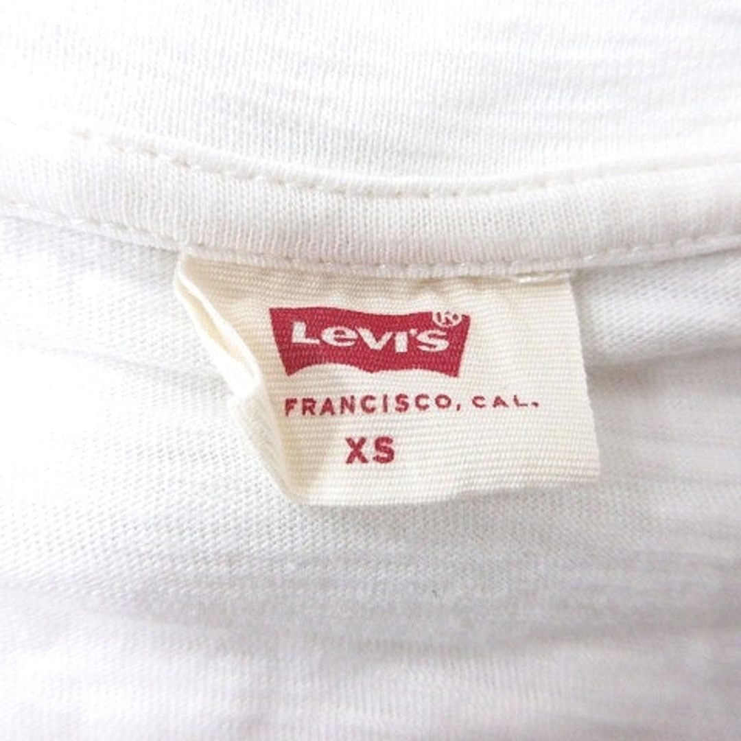 Levi's(リーバイス)のリーバイス Levi's カットソー Tシャツ Vネック 半袖 XS 白 メンズのトップス(Tシャツ/カットソー(半袖/袖なし))の商品写真