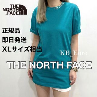 ザノースフェイス(THE NORTH FACE)の送料無料⭐️ノースフェイス メンズ レディース 半袖 Tシャツ ネックロゴ XL(Tシャツ(半袖/袖なし))