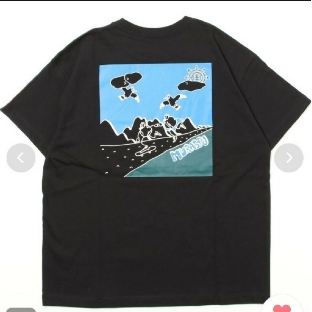 ELEMENT(エレメント)のメンズ半袖Tシャツエレメントelement トップス 黒blkBC021314 メンズのトップス(Tシャツ/カットソー(半袖/袖なし))の商品写真