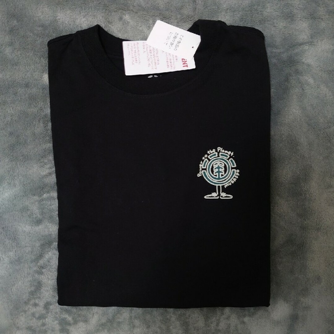 ELEMENT(エレメント)のメンズ半袖Tシャツエレメントelement トップス 黒blkBC021314 メンズのトップス(Tシャツ/カットソー(半袖/袖なし))の商品写真
