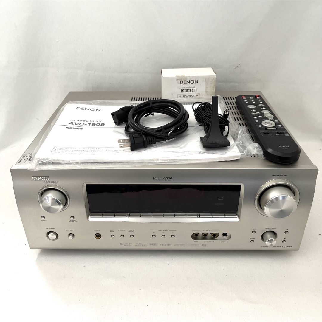 リモコン☆取説付属】DENON デノン AVサラウンドアンプ AVC-1909