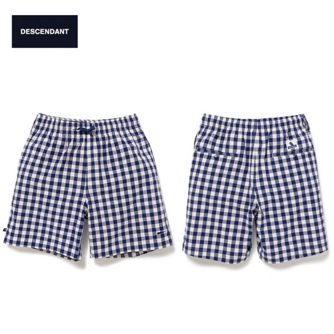 DESCENDANT(ディセンダント)の【Mサイズ】 DESCENDANT SHORE GINGHAM SHORTS メンズのパンツ(ショートパンツ)の商品写真