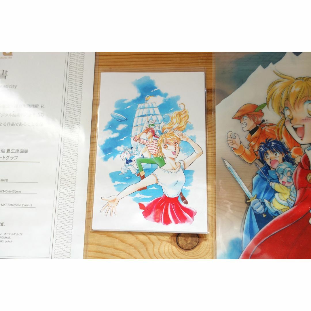 フォーチュン・クエスト 30周年記念 迎夏生原画展 サイン入り アートグラフの通販 by Galahad フォーチュン・クエスト 30周年記念 迎夏生原画展 サイン入り アートグラフ