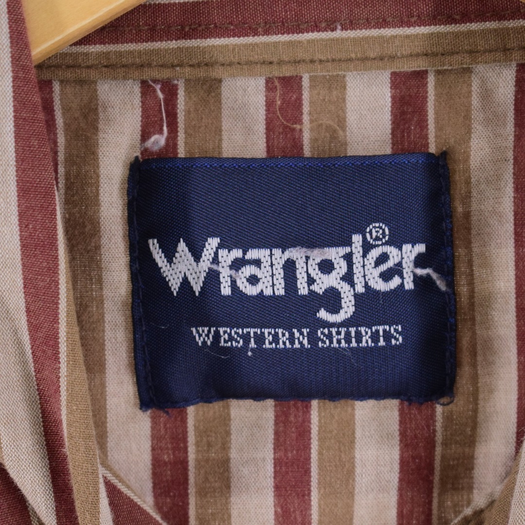 Wrangler(ラングラー)の古着 ラングラー Wrangler WESTERN SHIRTS ウエスタンシャツ メンズXL /eaa348912 メンズのトップス(シャツ)の商品写真