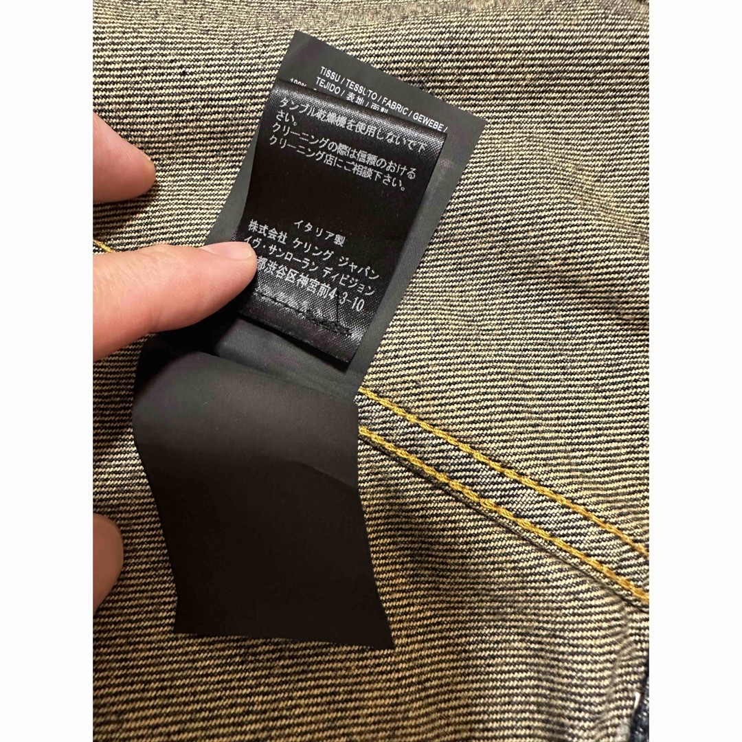 【希少名作】サンローランパリ エディ期ランウェイコレクションGジャン