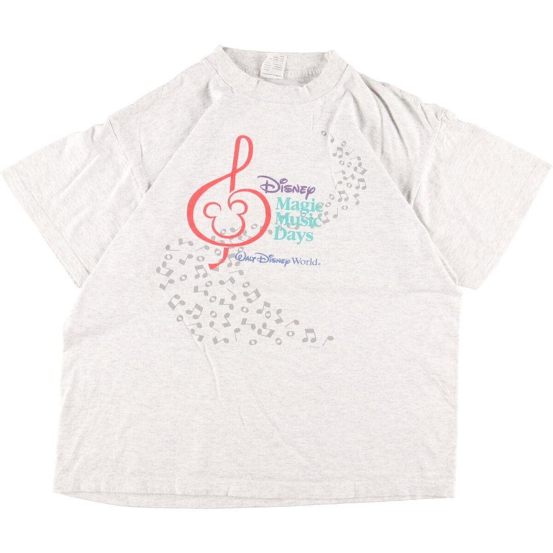 SAYCO DIESNEY MAGIC MUSIC DAYS キャラクタープリントTシャツ メンズXL /eaa345972