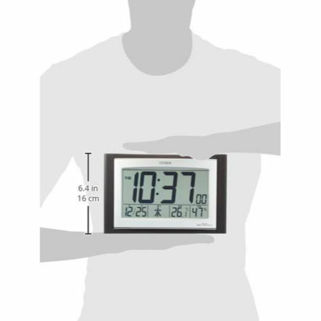 【新着商品】リズムRHYTHM シチズン 掛け時計 電波時計 デジタル 置き掛け