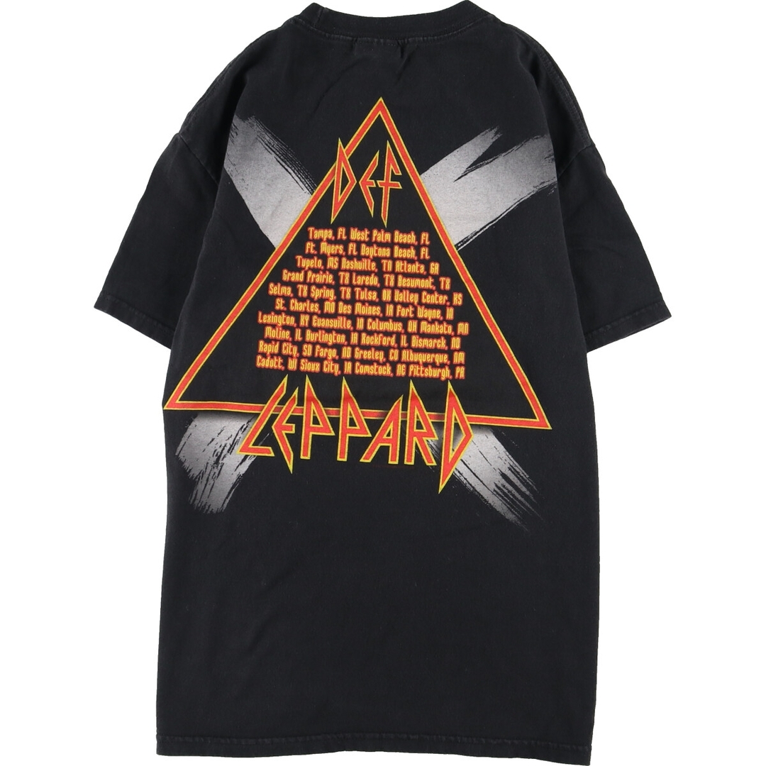 TENNESSEE RIVER DEF LEPPARD デフレパード 両面プリント バンドTシャツ バンT メンズM /eaa348113 1