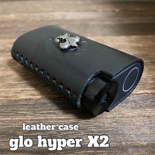 glo hyper X2 ハンドメイド　レザースリーブ　ケース　カバー　グロー(タバコグッズ)