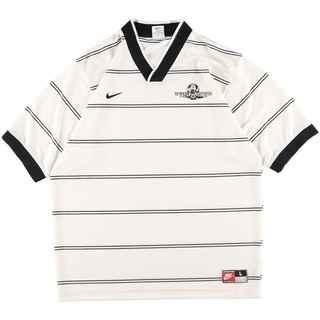 NIKE サッカーウェア ユニフォーム ゲームシャツ リンガー 襟付き 90s