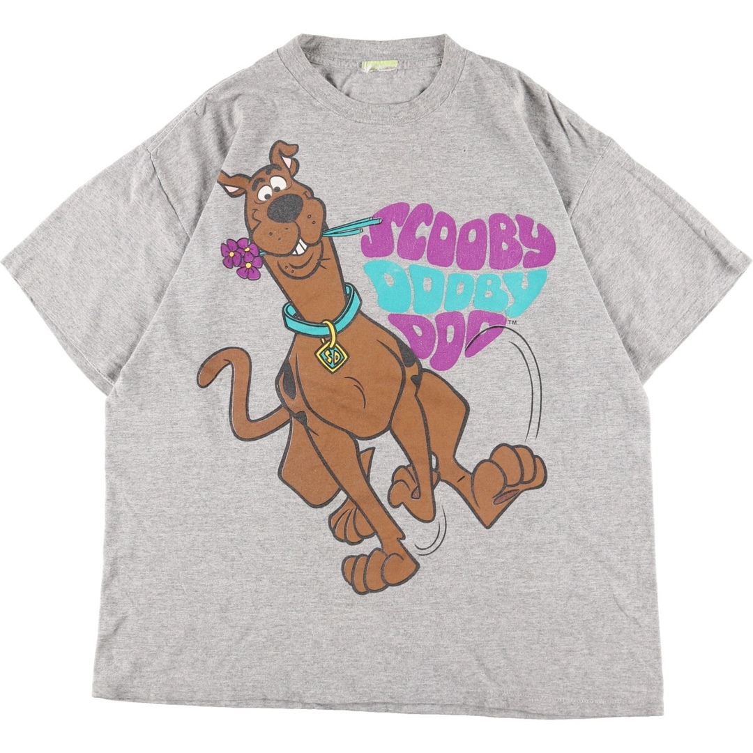 古着 90年代 SCOOBY DOO スクービードゥー 両面プリント キャラクタープリントTシャツ メンズL ヴィンテージ /eaa348901 メンズのトップス(Tシャツ/カットソー(半袖/袖なし))の商品写真