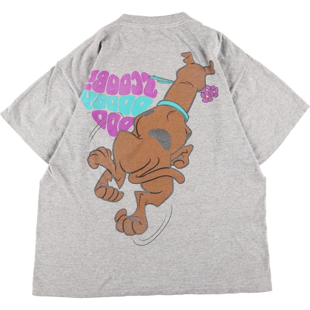 古着 90年代 SCOOBY DOO スクービードゥー 両面プリント キャラクタープリントTシャツ メンズL ヴィンテージ /eaa348901 メンズのトップス(Tシャツ/カットソー(半袖/袖なし))の商品写真