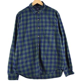 ジェイクルー(J.Crew)の古着 ジェイクルー J.Crew CLASSIC チェック柄 長袖 フランネルシャツ メンズXL /eaa347924(シャツ)