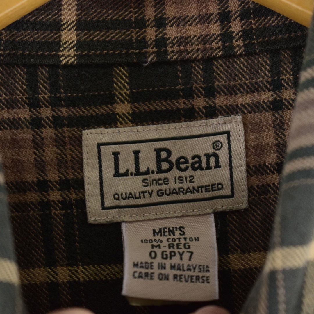 L.L.Bean(エルエルビーン)の古着 エルエルビーン L.L.Bean チェック柄 長袖 ボタンダウン フランネルシャツ メンズL /eaa347937 メンズのトップス(シャツ)の商品写真