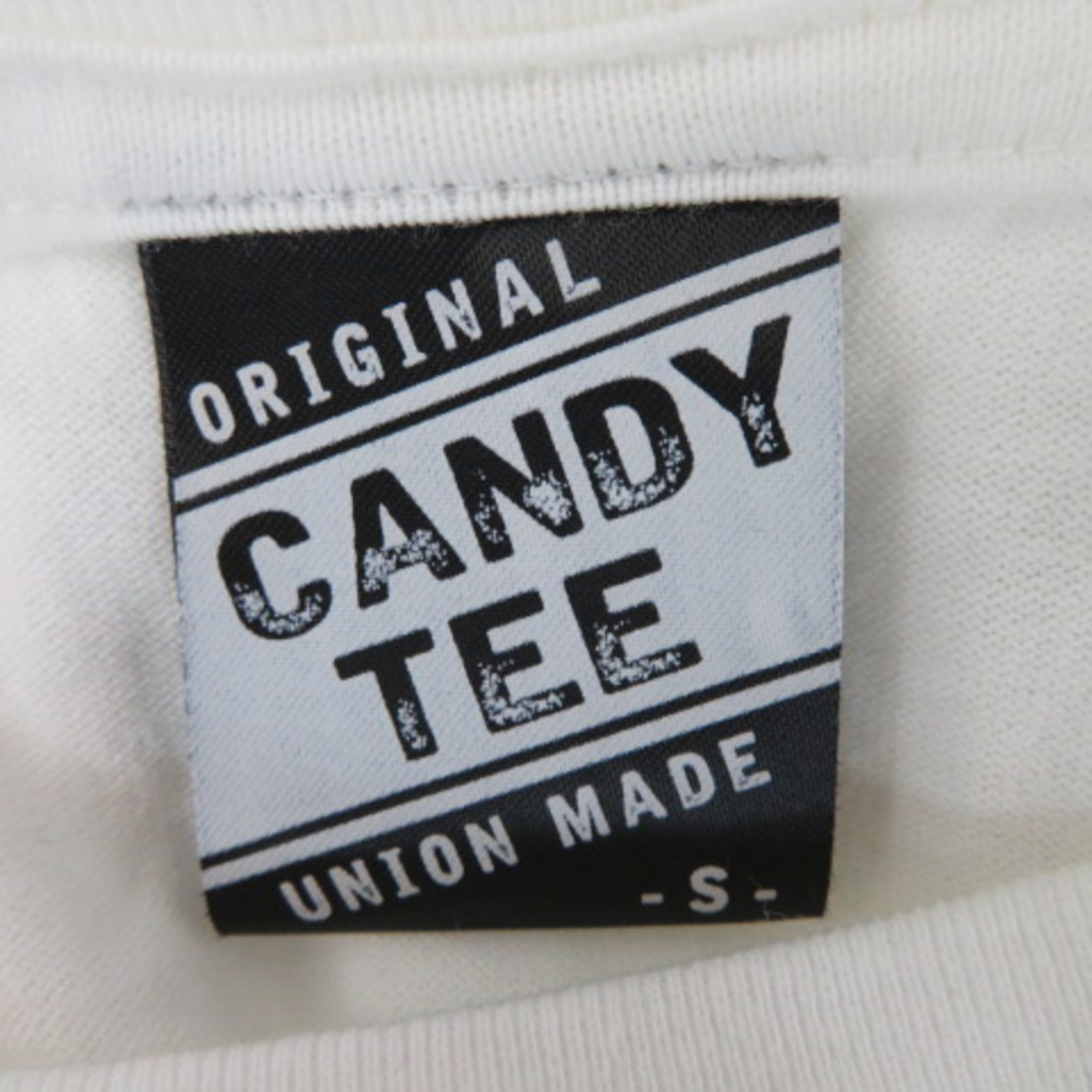 Candy Stripper(キャンディーストリッパー)のキャンディストリッパー Tシャツ カットソー 半袖 ラウンドネック プリント S レディースのトップス(Tシャツ(半袖/袖なし))の商品写真