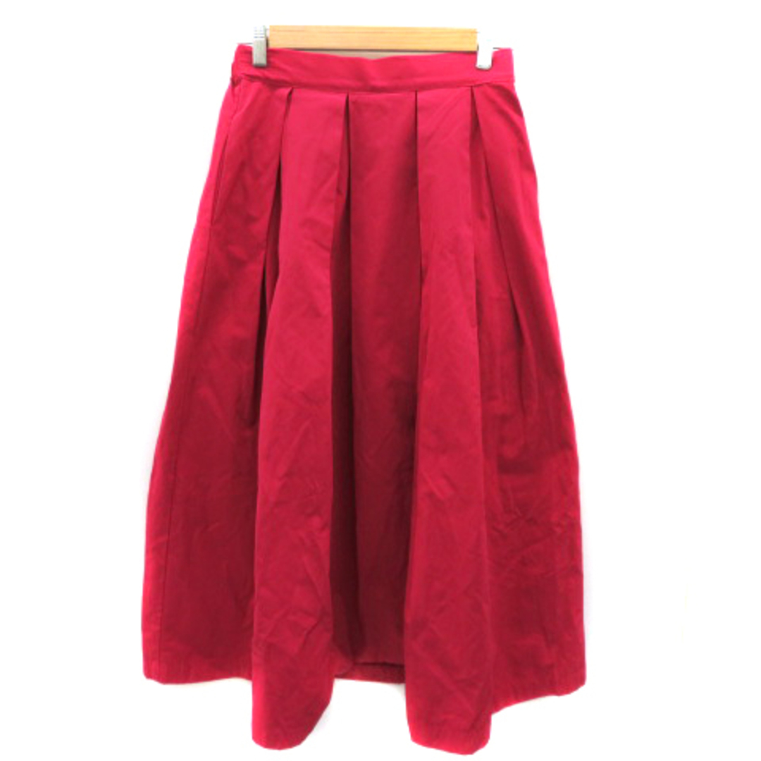 Bou Jeloud(ブージュルード)のブージュルード フレアスカート ギャザースカート ロング丈 マキシ丈 無地 M レディースのスカート(ロングスカート)の商品写真