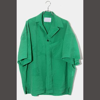 カラー(kolor)の23SS kolor カラー オープンカラー 半袖シャツ 2 Green 緑(シャツ)