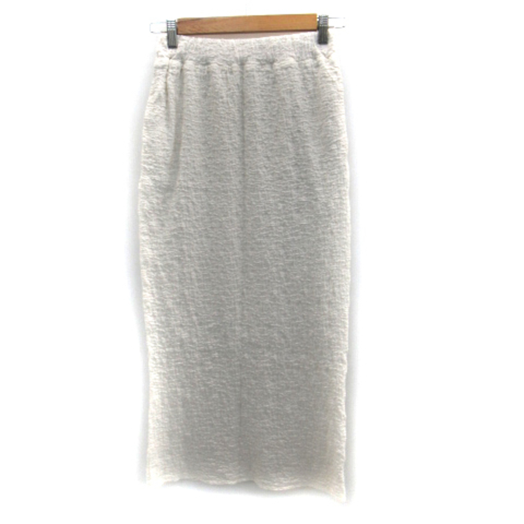 LOWRYS FARM(ローリーズファーム)のローリーズファーム タイトスカート マキシ丈 ロング丈 F 白 ホワイト レディースのスカート(ロングスカート)の商品写真