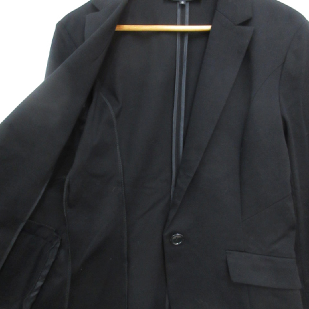 UNTITLED(アンタイトル)のアンタイトル テーラードジャケット ミドル丈 シングルボタン 2 黒 /FF49 レディースのジャケット/アウター(その他)の商品写真