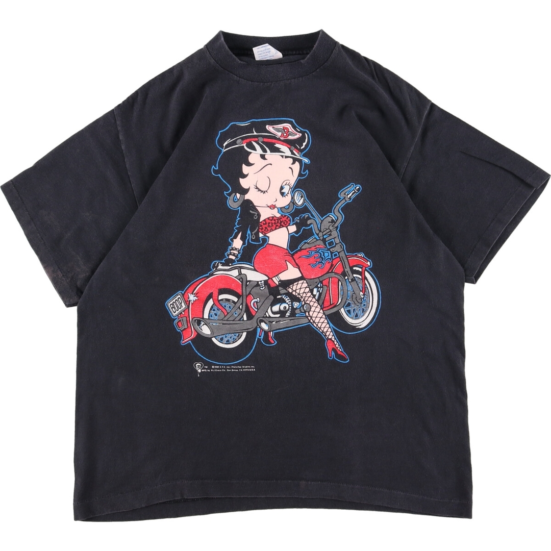 90年代 SOF Tee BETTY BOOP ベティブープ キャラクタープリントTシャツ USA製 メンズXL ヴィンテージ /eaa34720649cm袖丈