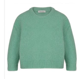 マディソンブルー(MADISONBLUE)のマディソンブルーPETIT S/S PO MOHAIR グリーン01サイズ(ニット/セーター)