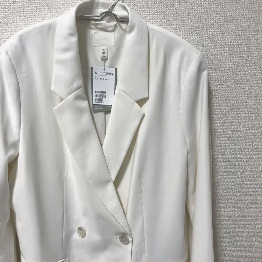 【新品未使用タグ付き】H&M ダブルブレストジャケット　34