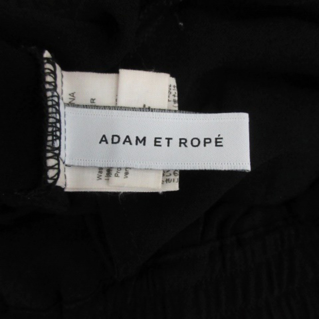 Adam et Rope'(アダムエロぺ)のアダムエロペ スラックスパンツ イージーパンツ ロング丈 F ブラック 黒 レディースのパンツ(その他)の商品写真