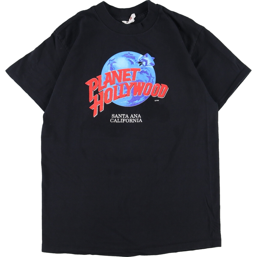 90年代 プラネットハリウッド PLANET HOLLYWOOD アドバタイジングTシャツ USA製 メンズM ヴィンテージ /eaa346755