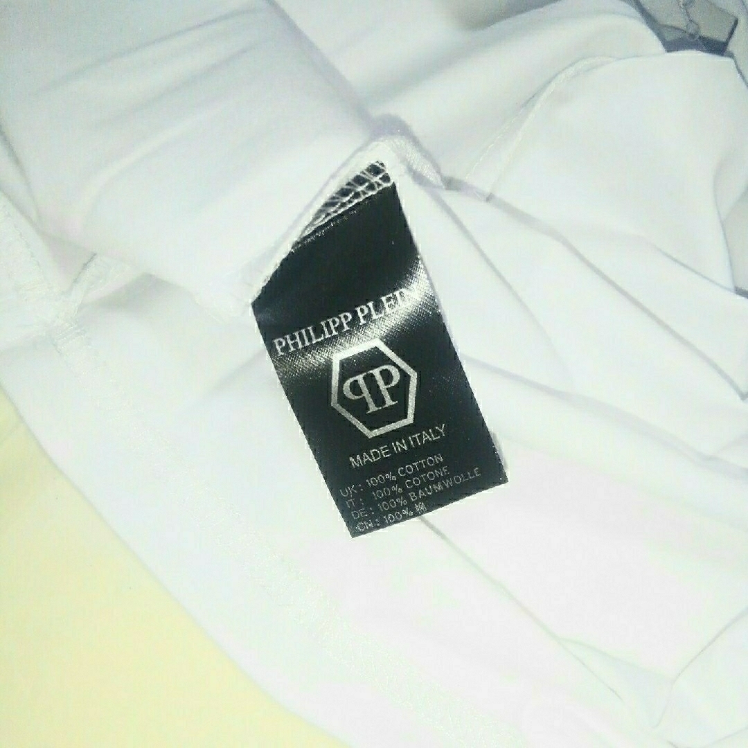 PHILIPPE MODEL(フィリップモデル)のフリッププレイン スカルＴシャツ Ｌsize　No.01　極美品／未使用 メンズのトップス(Tシャツ/カットソー(半袖/袖なし))の商品写真